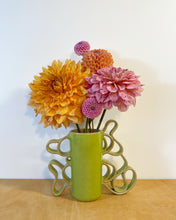 Load image into Gallery viewer, Lime Wiggle Vase
