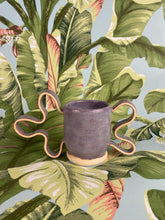 Load image into Gallery viewer, Autumn Purple Double Wiggle Mug
