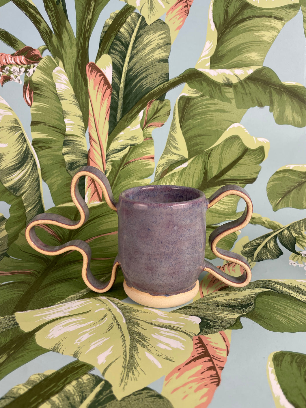 Autumn Purple Double Wiggle Mug